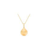 HARAKH 18 Karat Gold Colorless Diamond Drops Of Joy Prosperity Pendant Necklace