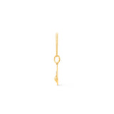 HARAKH 18 Karat Gold Colorless Diamond Drops Of Joy Prosperity Pendant Necklace
