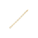HARAKH 18 Karat Gold Colorless Diamond Paper Clip Bracelet