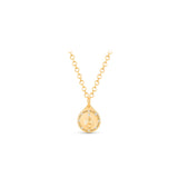 HARAKH 18 Karat Gold Colorless Diamond Prosperity Drop Of Joy Pendant Necklace