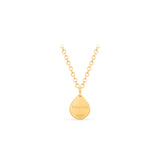 HARAKH 18 Karat Gold Colorless Diamond Prosperity Drop Of Joy Pendant Necklace