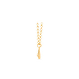HARAKH 18 Karat Gold Colorless Diamond Prosperity Drop Of Joy Pendant Necklace