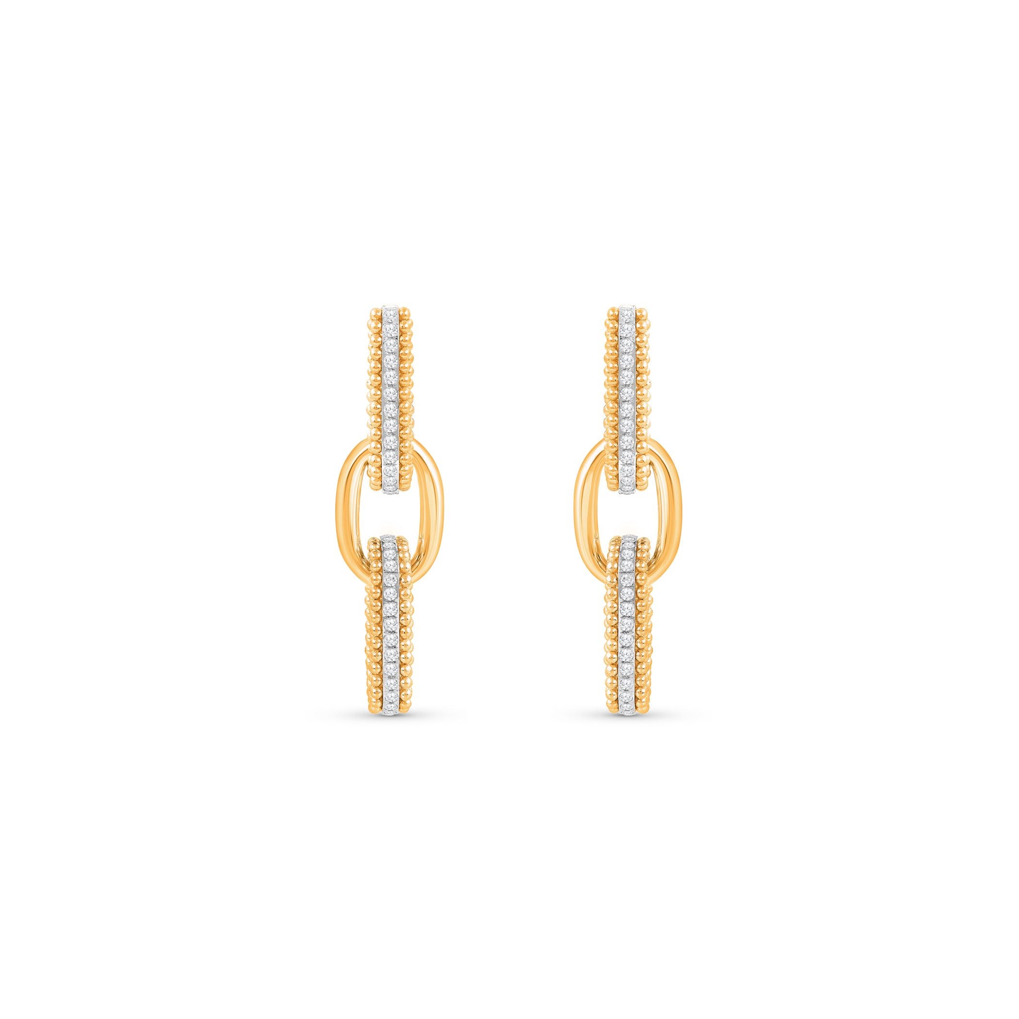 HARAKH 18 Karat Gold Colorless Diamond Sunlight Earrings