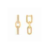 HARAKH 18 Karat Gold Colorless Diamond Sunlight Earrings