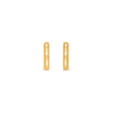 HARAKH 18 Karat Gold Sunlight Hoop Earrings