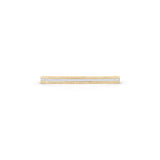 HARAKH 18 Karat Yellow Gold Baguette Colorless Diamond Sunlight Collection Bangle