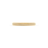 HARAKH 18Kt Yellow Gold Natural Colorless Diamond Sunlight Gold Bead And Baguette Eternity Bangle