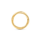 HARAKH 18Kt Yellow Gold Sunlight Twilight Spiral Gold Ring