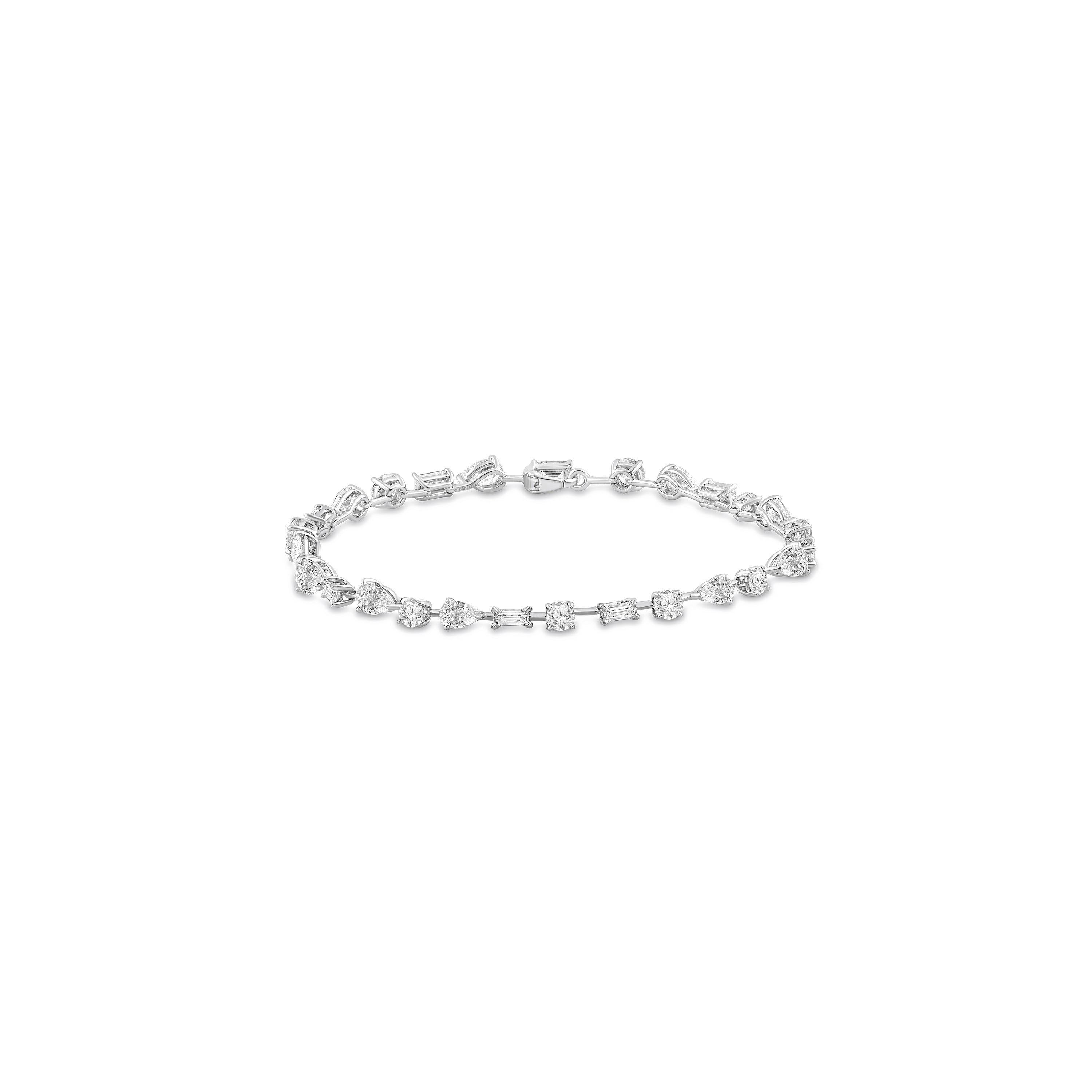 Infinity JOY Mixed Shape Diamond Bracelet | GIA Report