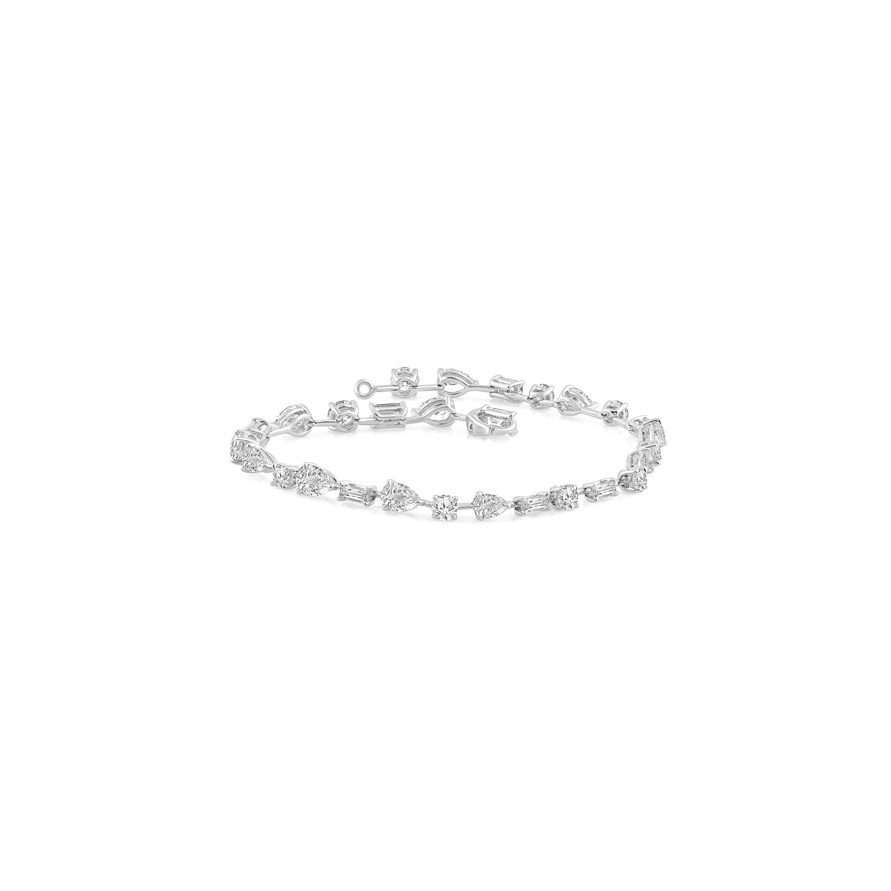 Infinity JOY Mixed Shape Diamond Bracelet | GIA Report