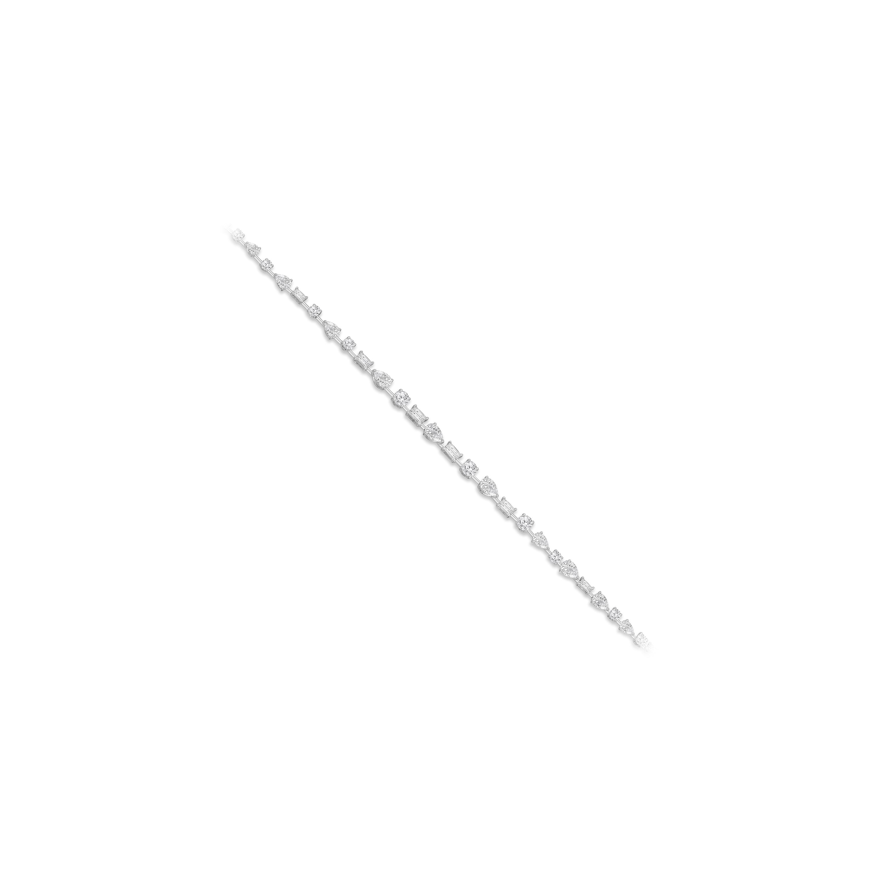 Infinity JOY Mixed Shape Diamond Bracelet | GIA Report