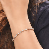 Infinity JOY Mixed Shape Diamond Bracelet | GIA Report