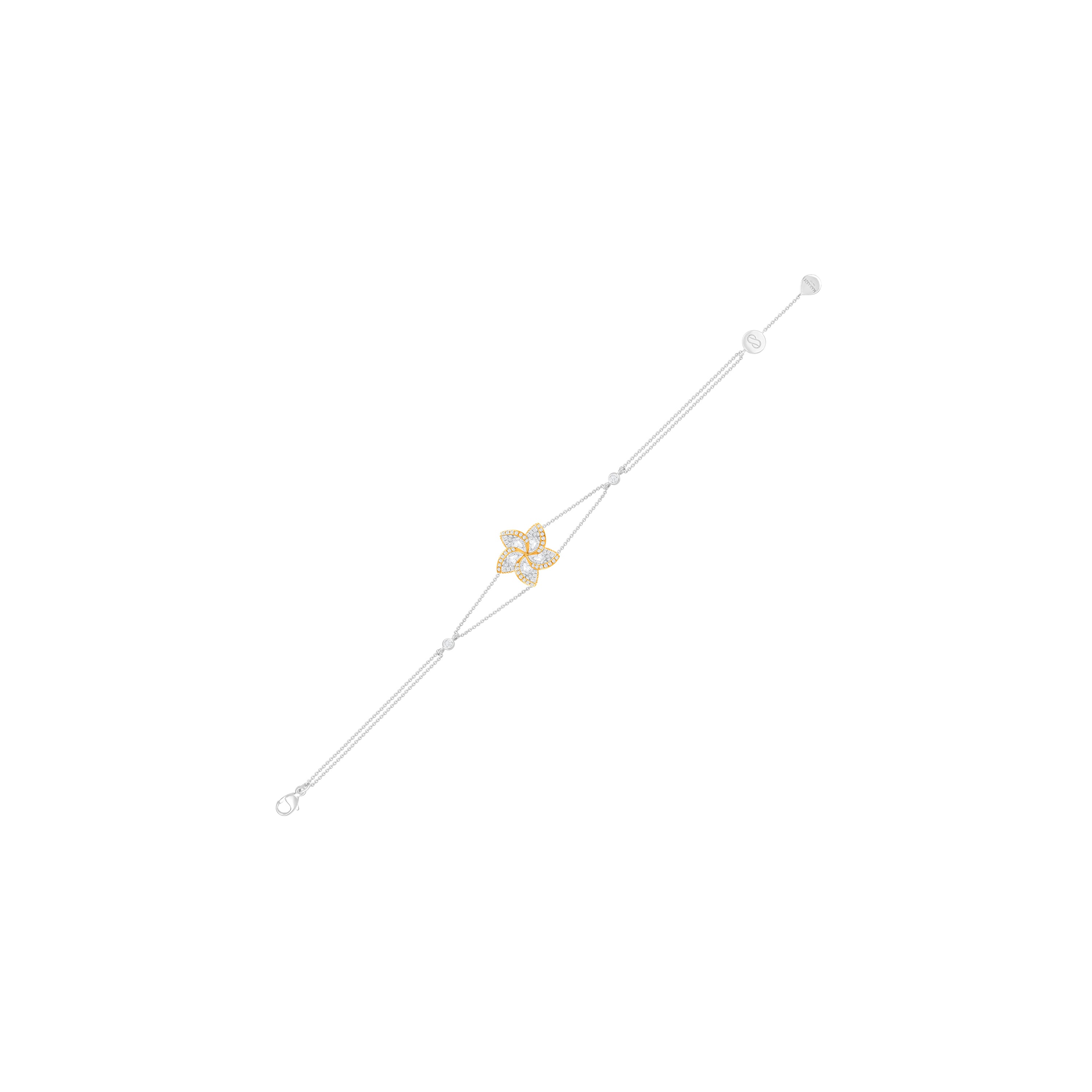 HARAKH Frangipani Diamond Bracelet in 18KT Yellow Gold