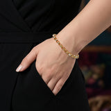 HARAKH Multi-Charm Rondell Custom-Cut Baguette Diamond Bracelet | GIA Jewelry Report