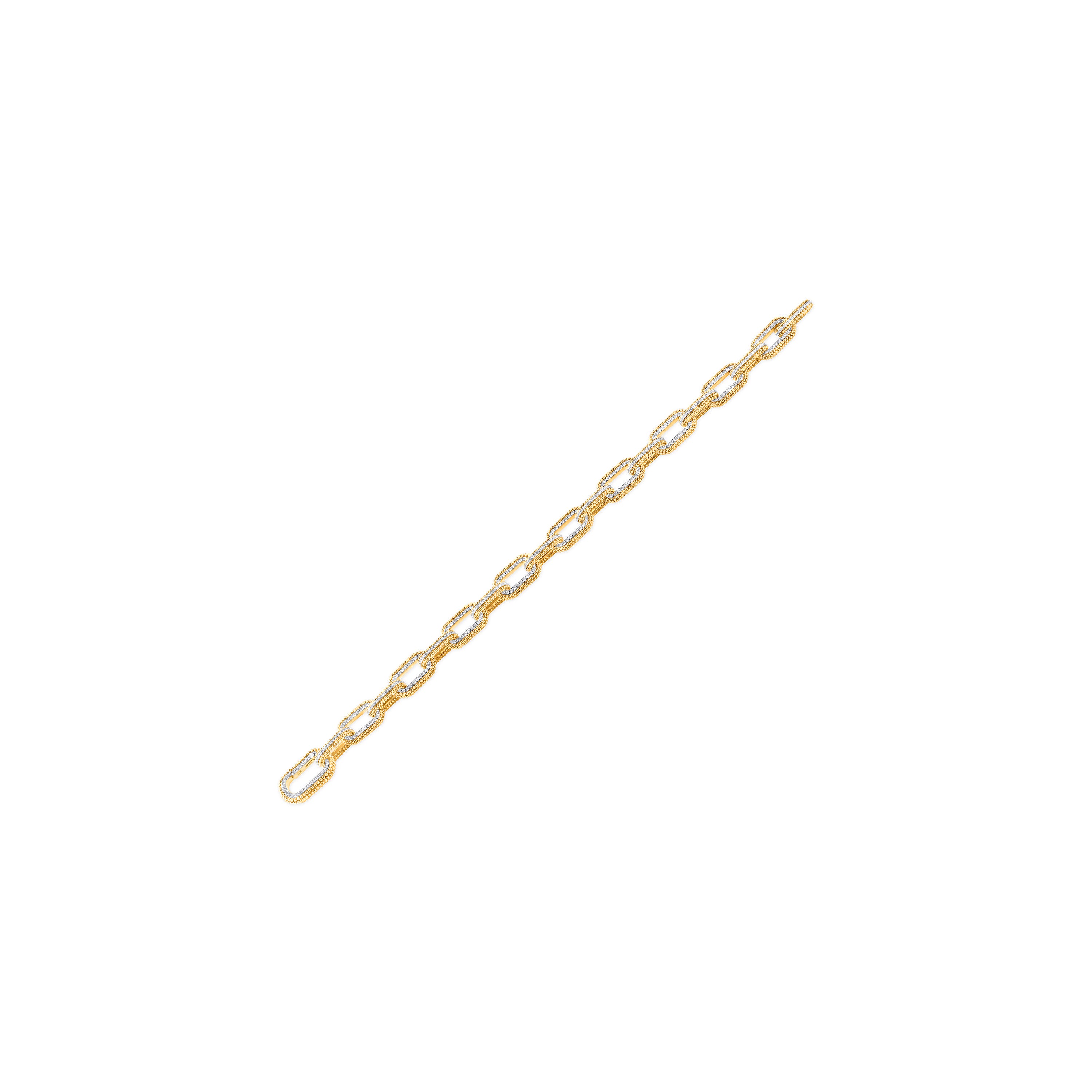 HARAKH Sunlight Colorless Diamond Intertwined Link Bracelet – All Diamond