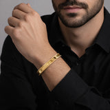 HARAKH Sunlight Signature Auric Sphere – 18KT Gold Bangle | GIA Jewelry Report