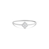 HARAKH Mandala Dome Motif Colorless Diamond Bangle Bracelet | GIA Jewelry Report