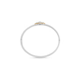 HARAKH Mandala Dome Motif Colorless Diamond Bangle Bracelet | GIA Jewelry Report