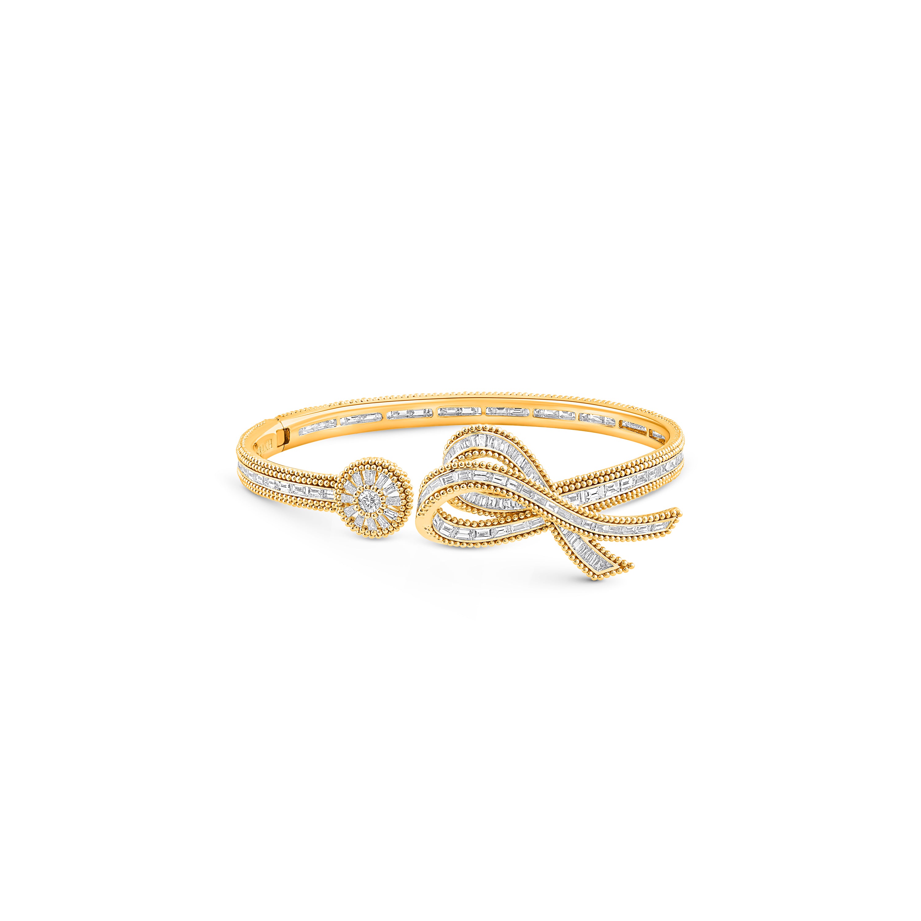 HARAKH Sunlight Diamond Aureole Bow Bangle
