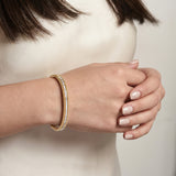 HARAKH Whisper of Light Sunlight Eternity Bangle – Baguette Cut with Auric Spheres | GIA Jewelry Report