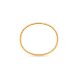 HARAKH 18 Karat Gold Baguette Colorless Diamond Half Eternity Sunlight Bangle