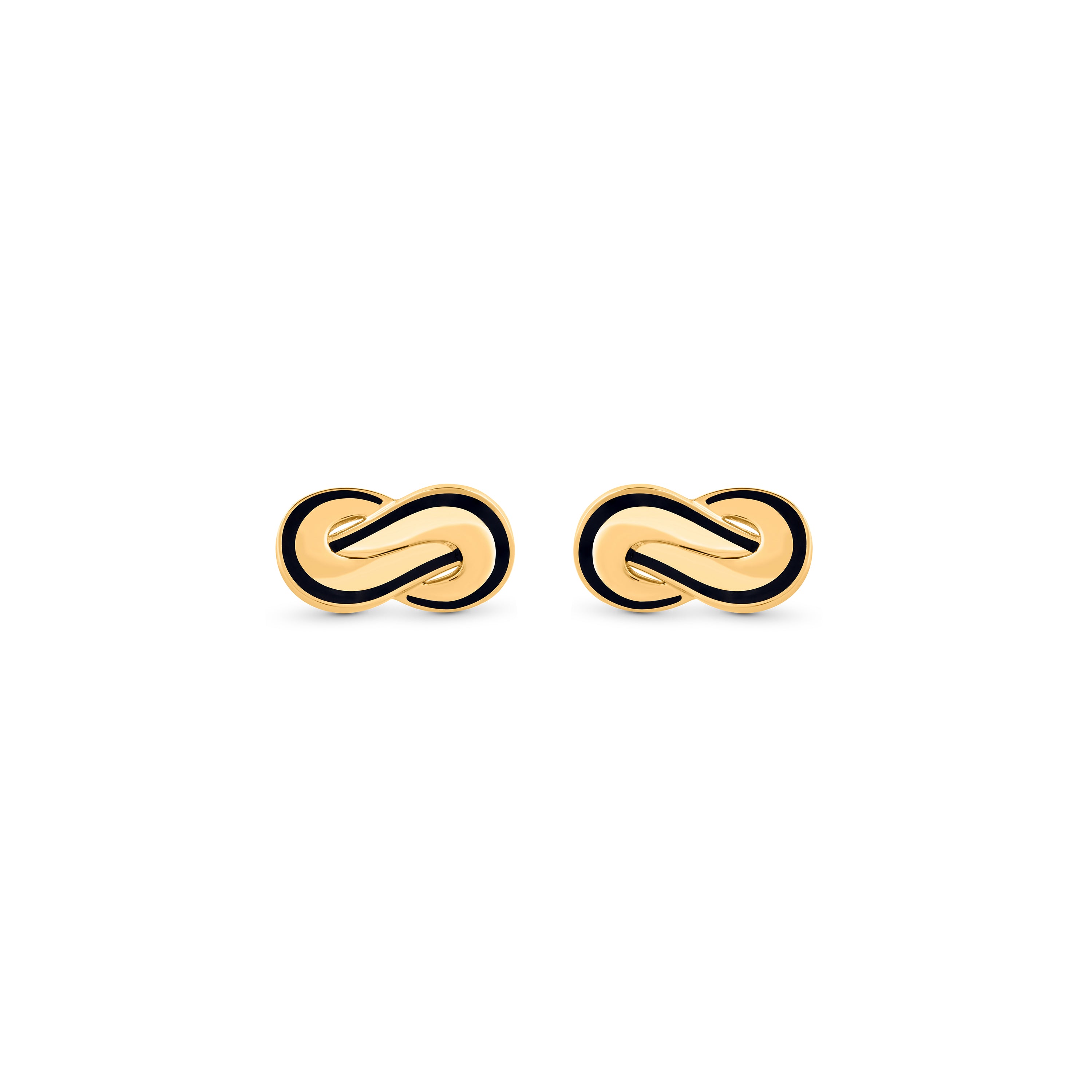 HARAKH Infinity JOY 18kt Gold Enamel Men’s Cufflinks | GIA Jewelry Report
