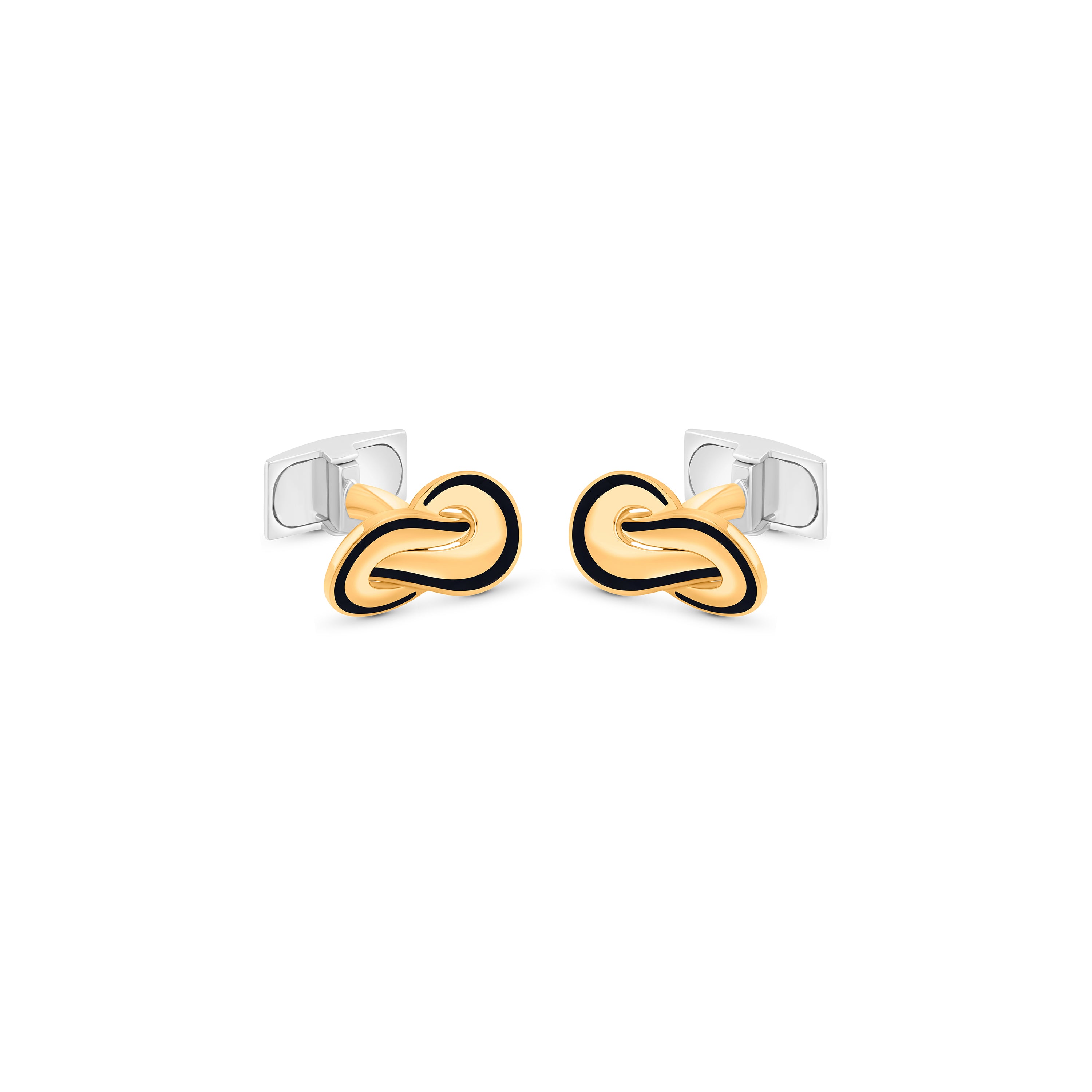 HARAKH Infinity JOY 18kt Gold Enamel Men’s Cufflinks | GIA Jewelry Report