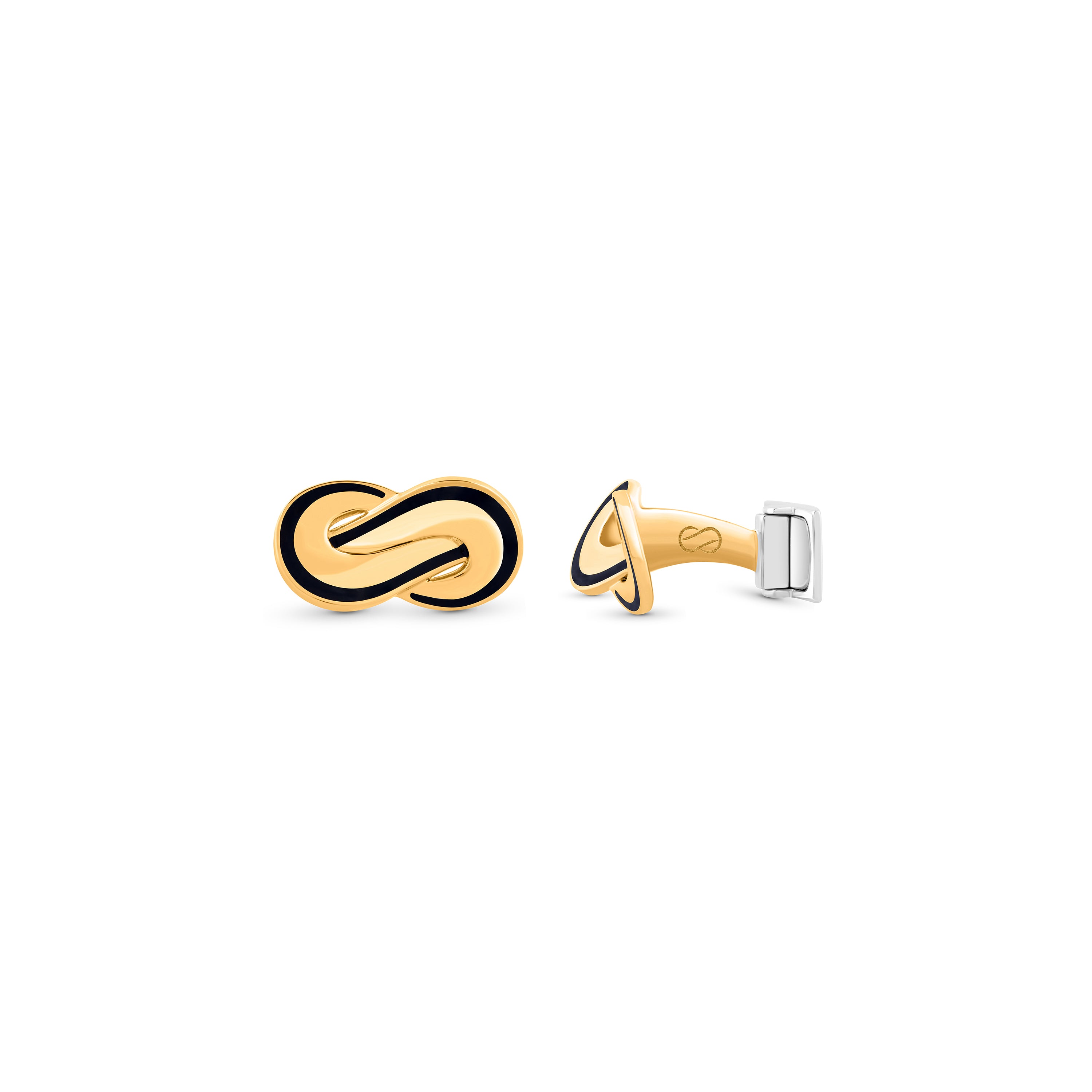HARAKH Infinity JOY 18kt Gold Enamel Men’s Cufflinks | GIA Jewelry Report