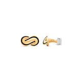 HARAKH Infinity JOY 18kt Gold Enamel Men’s Cufflinks | GIA Jewelry Report