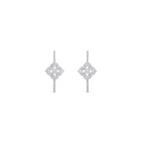 HARAKH Mandala Dome Motif Colorless Diamond Hoop Earrings | GIA Jewelry Report