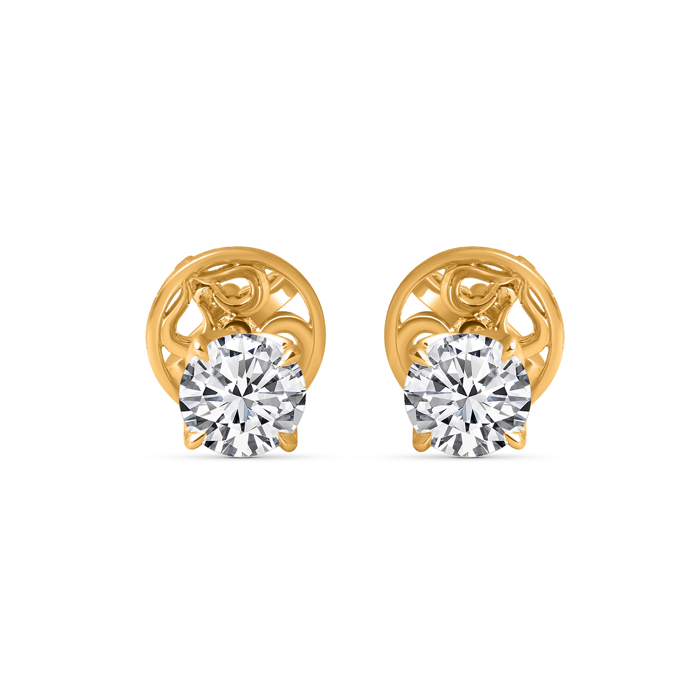 Infinity JOY Solitaire Stud | GIA Jewelry Report