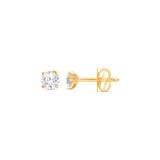 Infinity JOY Solitaire Stud | GIA Jewelry Report