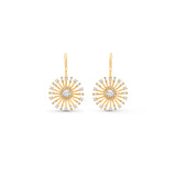 HARAKH Sunlight Sunbeam Diamond Wire Earrings