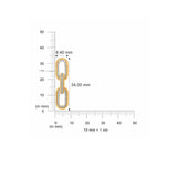 HARAKH 18 Karat Gold Colorless Diamond Paper Clip Earrings