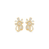 HARAKH Sunlight Aureole Bow Colorless Diamond Earrings