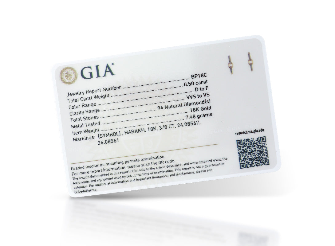 HARAKH Sunlight Colorless Diamond Intertwined Duo Link Earrings – GIA Jewelry Report