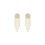 HARAKH 18 Karat Gold Colorless Dreamcatcher Sunlight Earrings