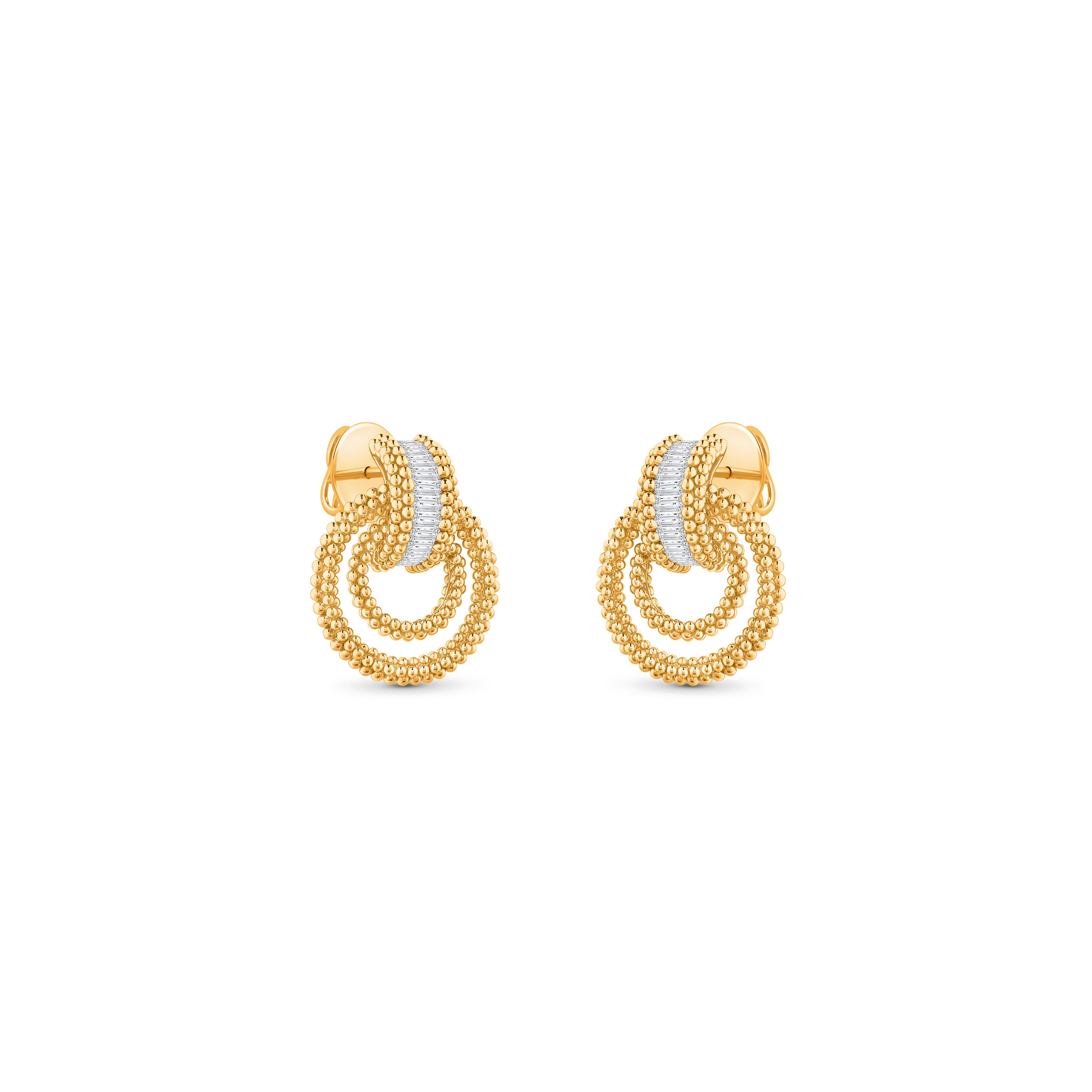 HARAKH Sunlight Rondelle Door-Knocker Diamond Earrings – GIA Jewelry Report