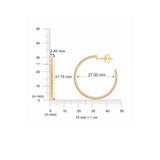 HARAKH Sunlight Two-Way Radiant Edge Hoop Earrings I GIA Jewelry Report