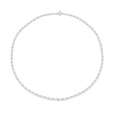 Infinity Joy 14 1/2 Carat Colorless Baguette Diamond Tennis Necklace | GIA Report