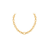 HARAKH Sunlight Intertwined Link Necklace – All Gold