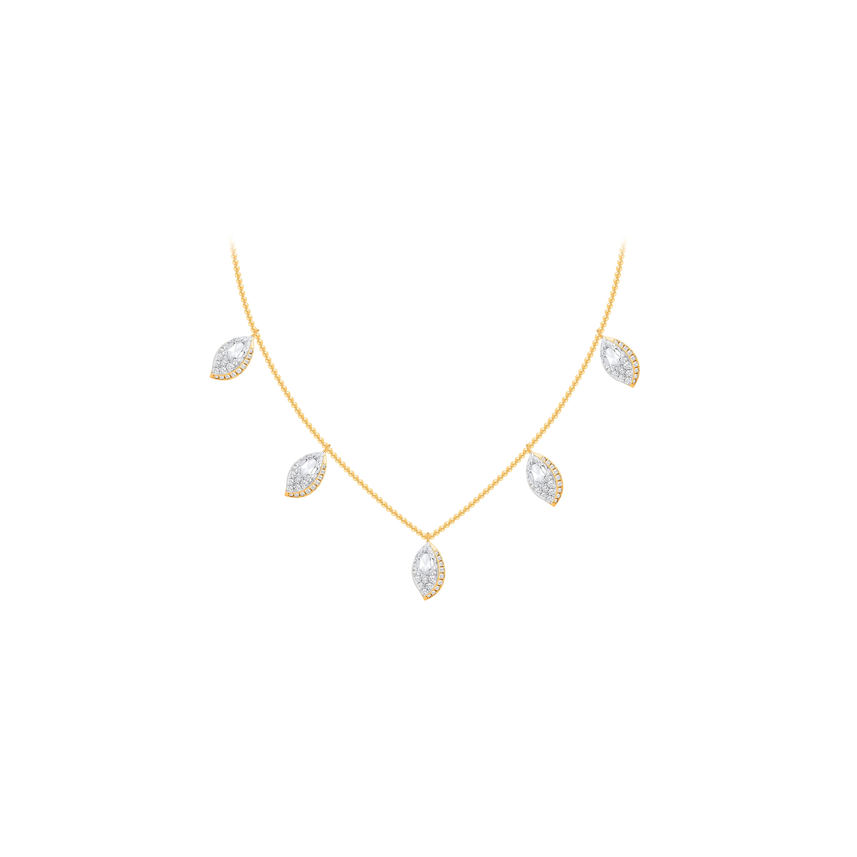 HARAKH Frangipani Necklace with Brilliant & Rose-Cut Diamonds | GIA Jewelry Report
