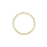 HARAKH 18 Karat Gold Colorless Diamond Studded Sunlight Paper Clip Necklace