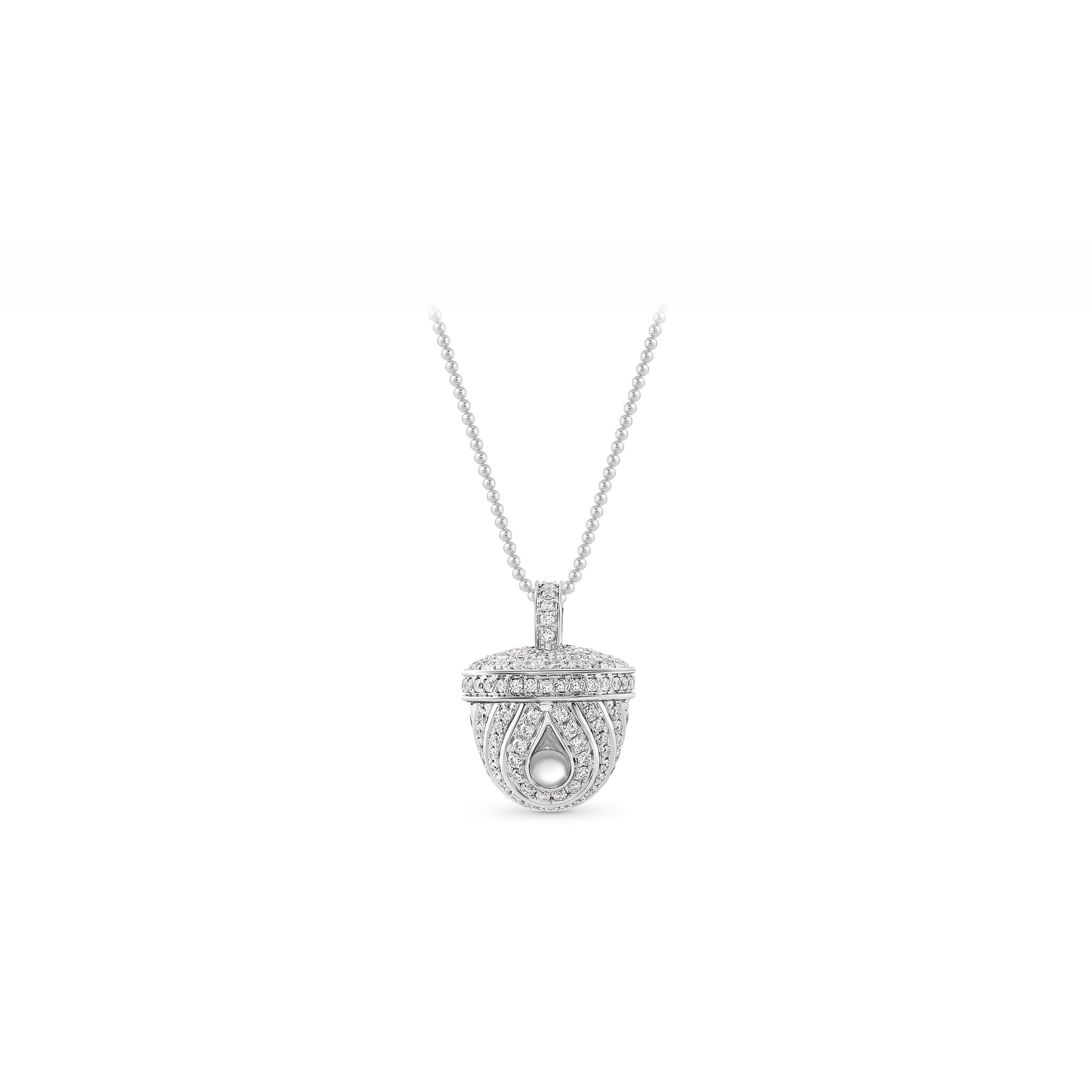 HARAKH Ghunghroo Melodic Bell Colorless Diamond Pendant