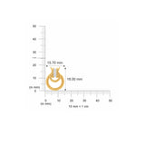HARAKH 18 Karat Gold Colorless Sunlight Pendant Necklace