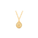 HARAKH 18 Karat Gold Colorless Diamond Serenity Drop Of Joy Pendant Necklace
