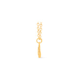 HARAKH 18 Karat Gold Colorless Diamond Protection Drop Of Joy Pendant Necklace