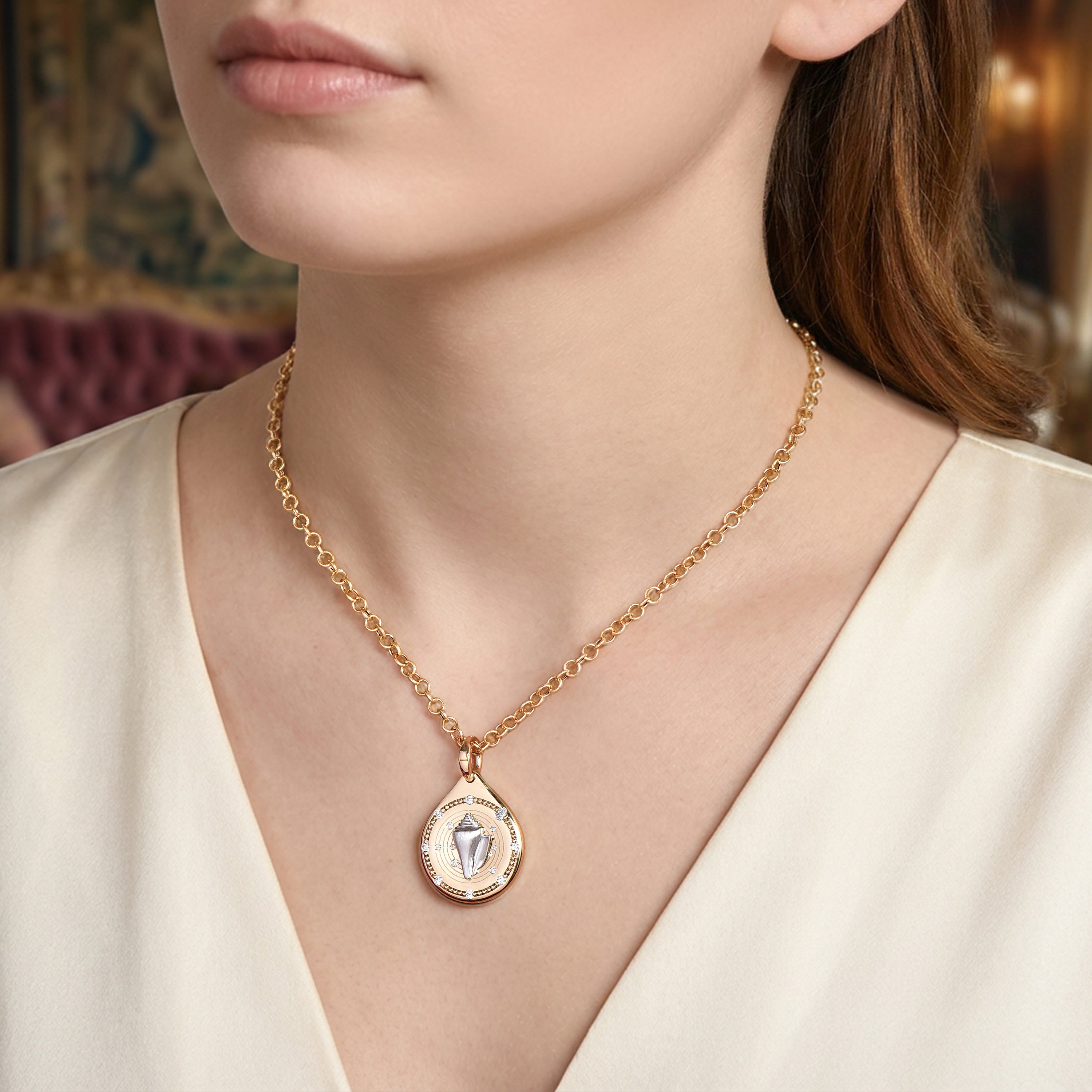 HARAKH Clarity Drops of JOY Colorless Diamond-Encrusted Pendant | GIA Jewelry Report