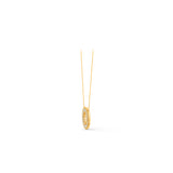 HARAKH 18 Karat Gold Colorless Baguette Circle Sunlight Pendant