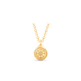 HARAKH 18 Karat Gold Colorless Diamond  Serenity Drop of JOY Pendant Necklace